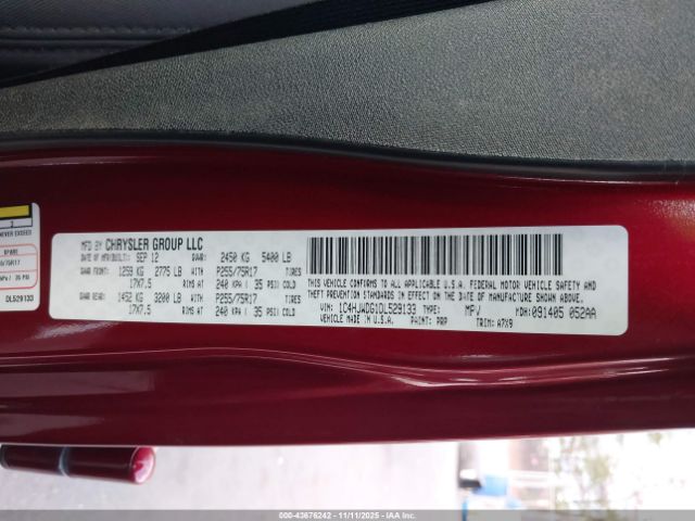 2013 JEEP WRANGLER UNLIMITED 1C4HJWDG1DL529133 Photo 8