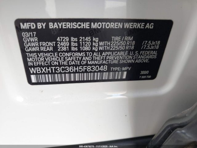 2017 BMW X1 WBXHT3C36H5F83048 Photo 8