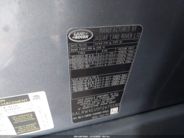 2023 LAND ROVER DISCOVERY SALRW4EU5P2475580 Photo 8