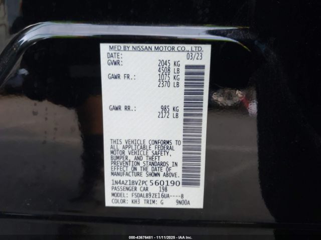 2023 NISSAN LEAF 1N4AZ1BV2PC560190 Photo 8