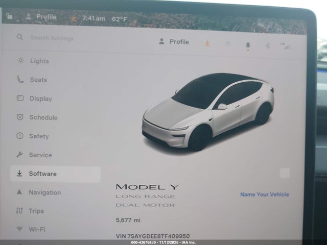 2026 TESLA MODEL Y 7SAYGDEE8TF409950 Photo 6