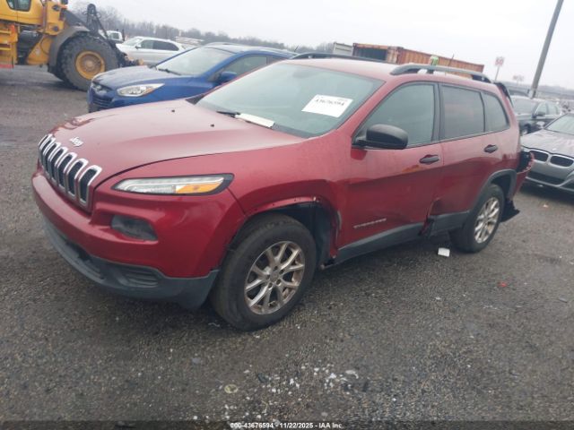 2016 JEEP CHEROKEE 1C4PJMAB3GW348675 Photo 1