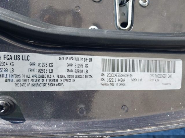 2019 CHRYSLER 300 2C3CCAEG5KH536445 Photo 8