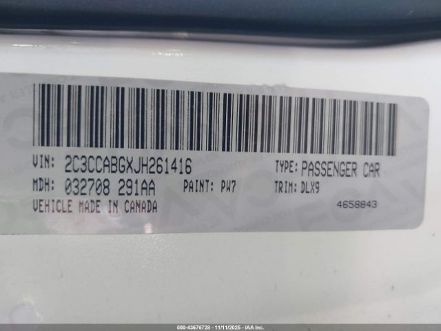 2018 CHRYSLER 300 2C3CCABGXJH261416 Photo 8