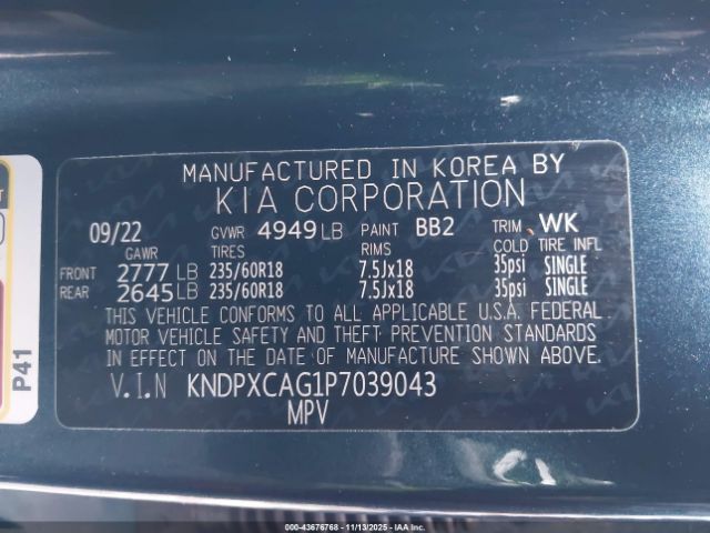 2023 KIA SPORTAGE HYBRID KNDPXCAG1P7039043 Photo 8