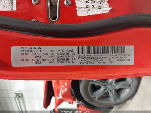 2018 DODGE JOURNEY 3C4PDDGG7JT387714 Photo 8