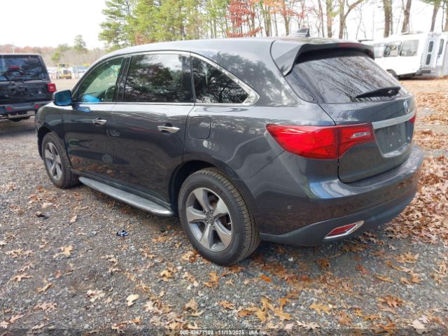 2014 ACURA MDX 5FRYD4H26EB029482 Photo 2
