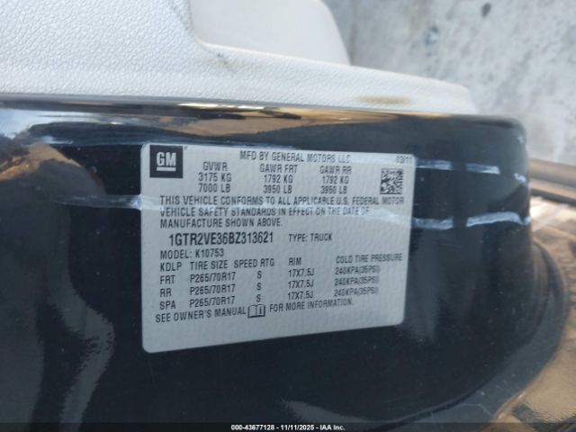 2011 GMC SIERRA 1500 1GTR2VE36BZ313621 Photo 8