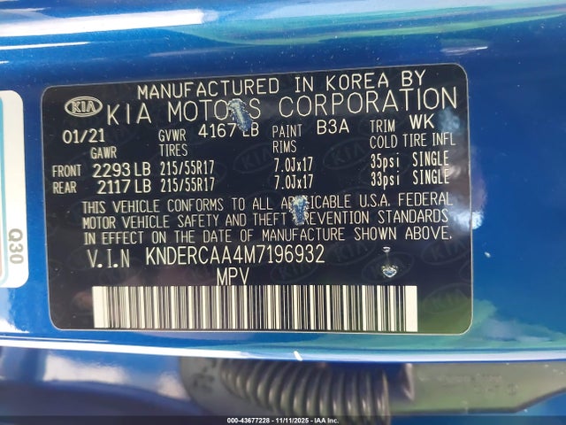 KIA nu mpi 2021 KNDERCAA4M7196932 Image 9