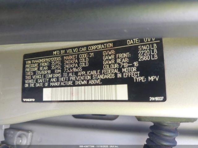 2017 VOLVO XC60 YV440MDR1H2120565 Photo 8