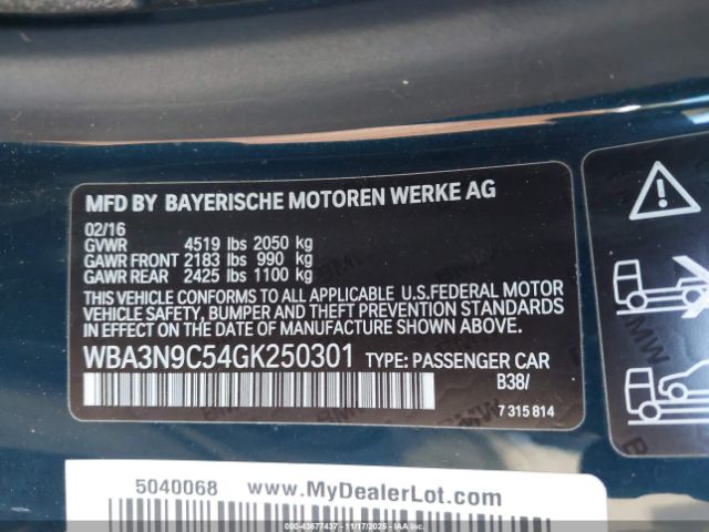 2016 BMW 428I WBA3N9C54GK250301 Photo 8