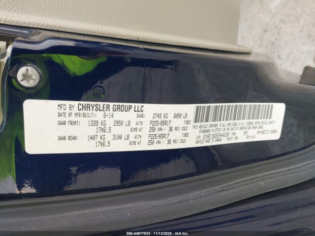 2014 CHRYSLER TOWN & COUNTRY 2C4RC1BG5ER446320 Photo 8