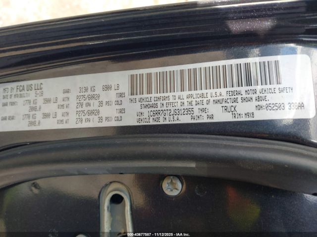 2018 RAM 1500 1C6RR7GT2JS312355 Photo 8