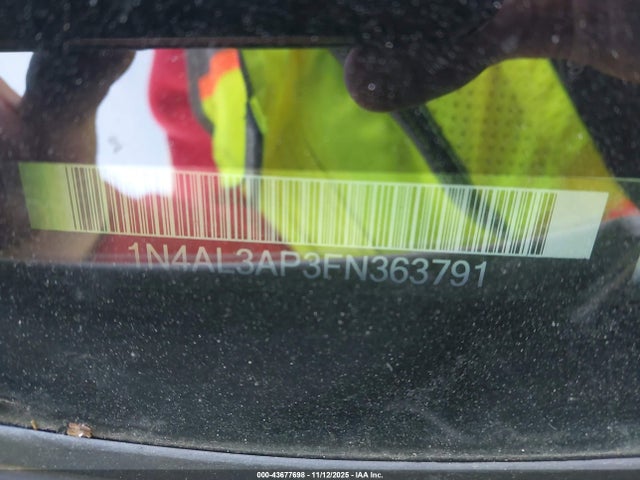Aukcja sprzedaży 2015 Nissan Altima 2.5 S, vin: 1N4AL3AP3FN363791, numer aukcji: 43677698