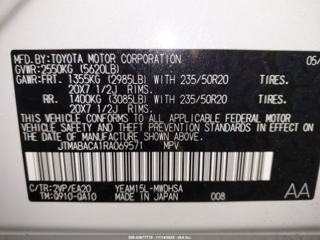 2024 TOYOTA BZ4X JTMABACA1RA069571 Photo 8