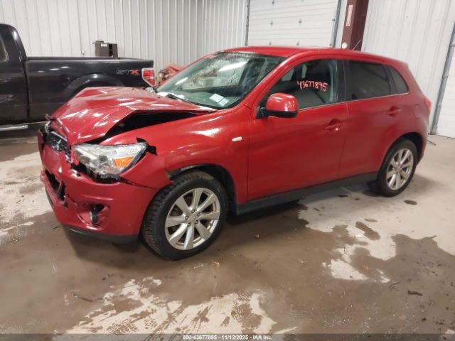 2014 MITSUBISHI OUTLANDER SPORT 4A4AP4AUXEE016492 Photo 1