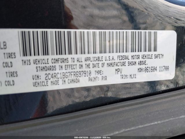 2015 CHRYSLER TOWN & COUNTRY 2C4RC1BG7FR697910 Photo 8