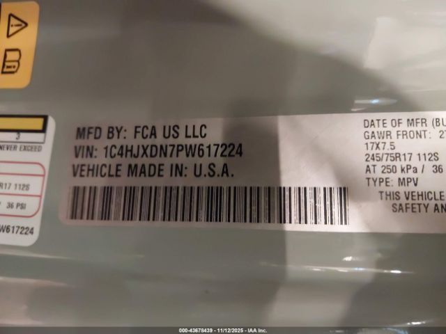 2023 JEEP WRANGLER 1C4HJXDN7PW617224 Photo 8