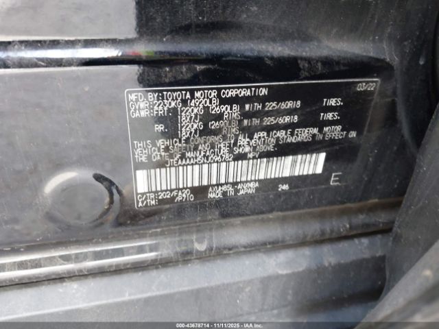 2022 TOYOTA VENZA JTEAAAAH5NJ096782 Photo 8