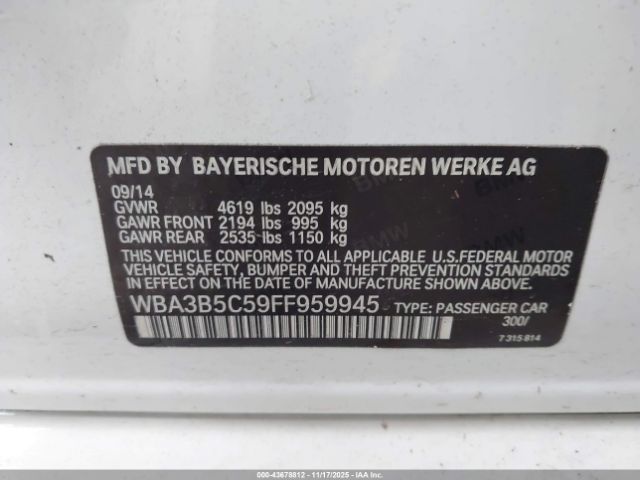 2015 BMW 328I WBA3B5C59FF959945 Photo 8