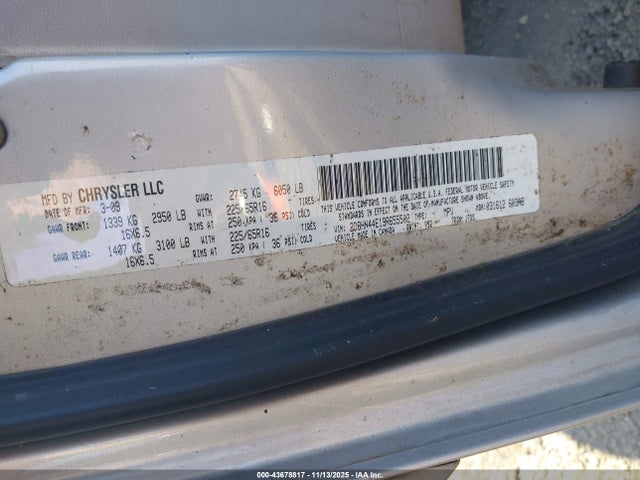 2009 Dodge Grand Caravan Se მანქანა იყიდება აუქციონზე, vin: 2D8HN44E19R655502, აუქციონის ნომერი: 43678817