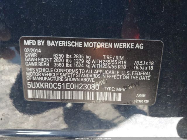 2014 BMW X5 5UXKR0C51E0H23080 Photo 8