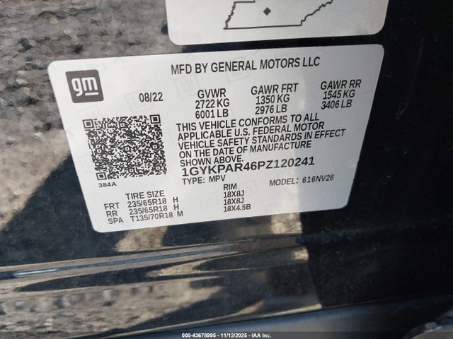 2023 CADILLAC XT6 1GYKPAR46PZ120241 Photo 8