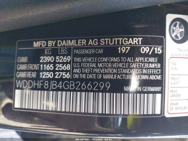 2016 MERCEDES-BENZ E 350 WDDHF8JB4GB266299 Photo 8