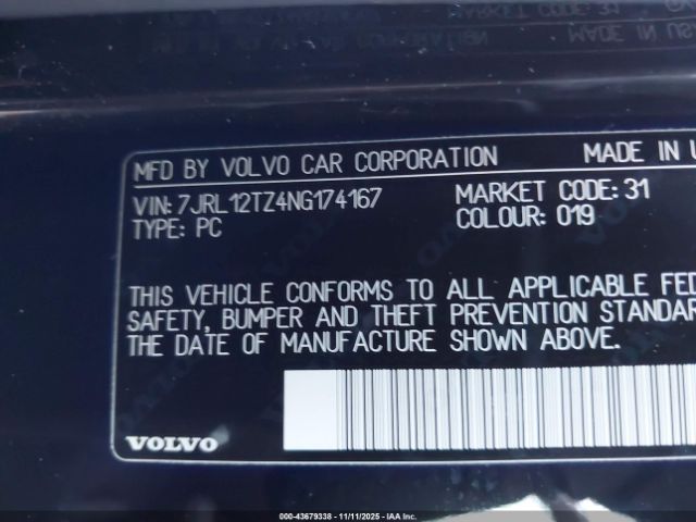 2022 VOLVO S60 7JRL12TZ4NG174167 Photo 8