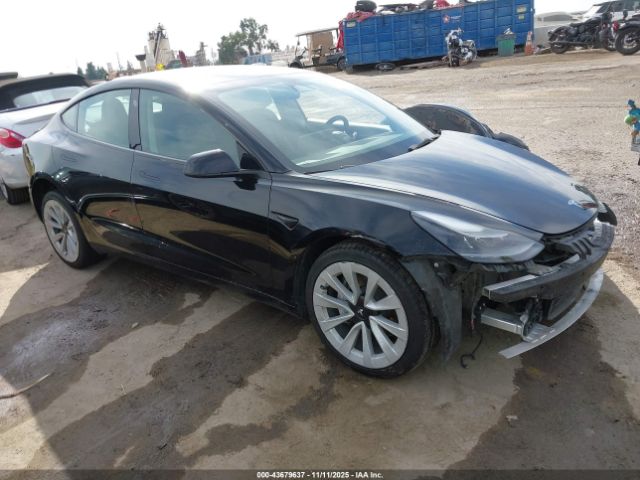2022 TESLA MODEL 3 5YJ3E1EA3NF368543