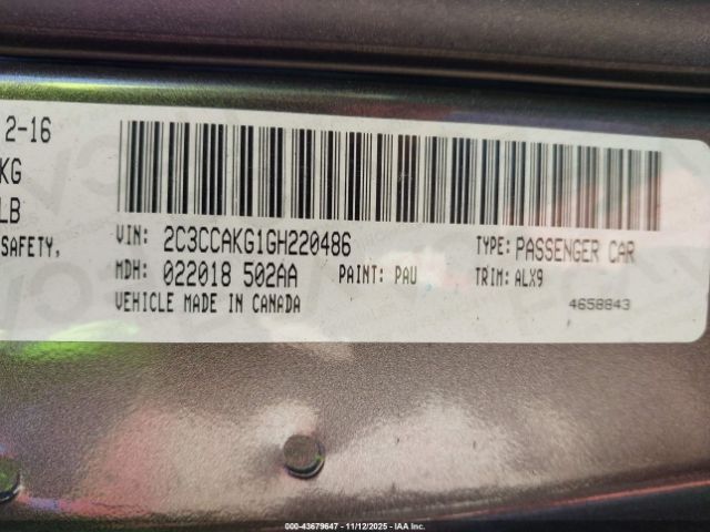 2016 CHRYSLER 300C 2C3CCAKG1GH220486 Photo 8