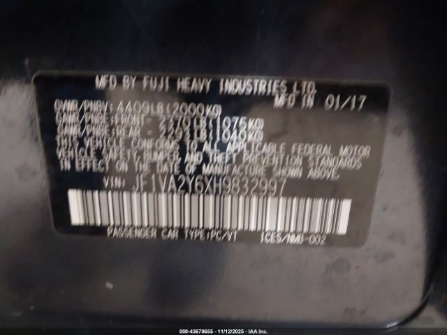 2017 SUBARU WRX STI JF1VA2Y6XH9832997 Photo 8