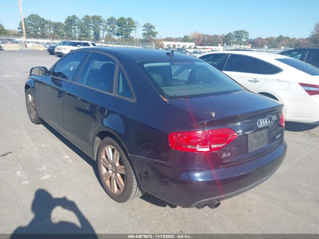 2011 AUDI A4 WAUAFAFL2BN050279 Photo 2