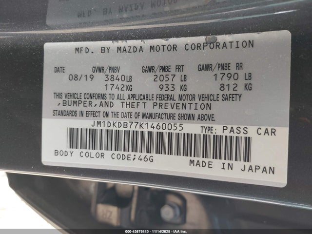 Mazda Cx-3 Sport 2019 JM1DKDB77K1460055 Image 9
