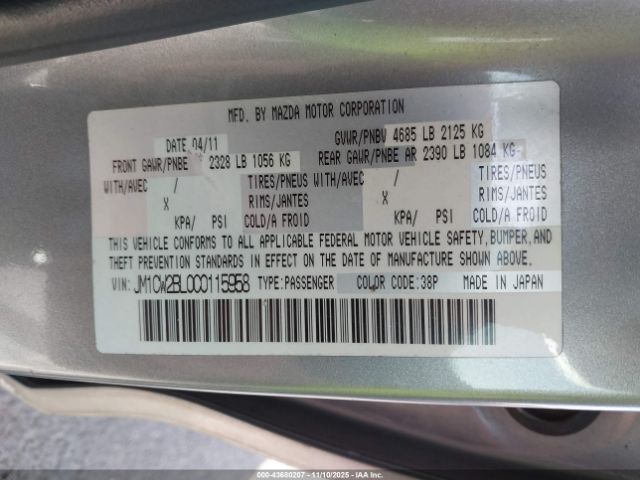 2012 MAZDA MAZDA5 JM1CW2BL0C0115958 Photo 8