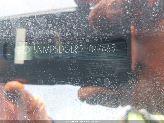 Aukcja sprzedaży 2024 Hyundai Santa Fe Calligraphy, vin: 5NMP5DGL8RH047863, numer aukcji: 43680315