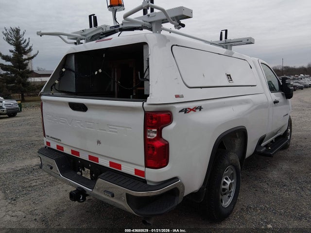 43680529 :رقم المزاد ، 1GC3KLE79SF193084 vin ، 2025 Chevrolet Silverado 2500hd 4wd  Long Bed Work Truck مزاد بيع