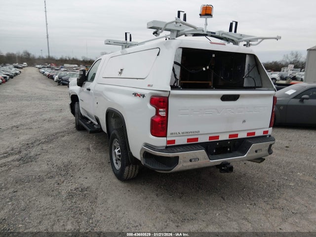43680529 :رقم المزاد ، 1GC3KLE79SF193084 vin ، 2025 Chevrolet Silverado 2500hd 4wd  Long Bed Work Truck مزاد بيع
