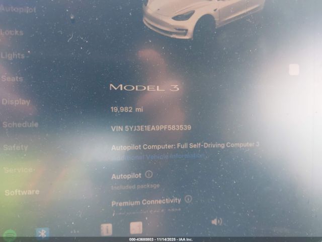 2023 TESLA MODEL 3 5YJ3E1EA9PF583539 Photo 6