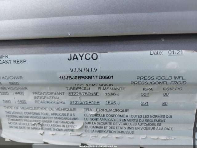 Jayco Jayfl184bh 2021 1UJBJ0BR8M1TD0501 Image 9