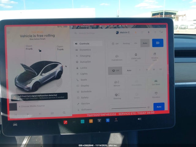 Aukcja sprzedaży 2022 Tesla Model Y Performance Dual Motor All-wheel Drive, vin: 7SAYGDEF5NF463332, numer aukcji: 43680946