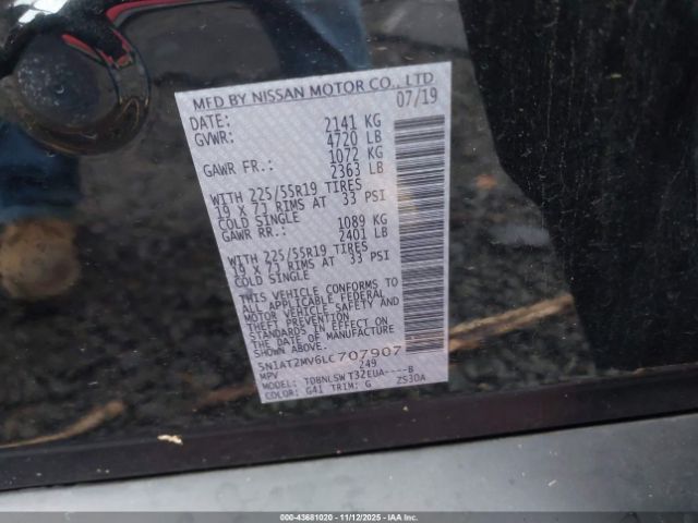 2020 NISSAN ROGUE 5N1AT2MV6LC707907 Photo 8