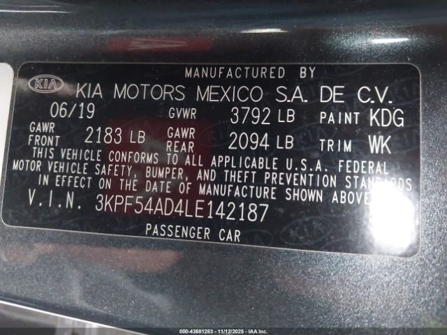 2020 KIA FORTE 3KPF54AD4LE142187 Photo 8