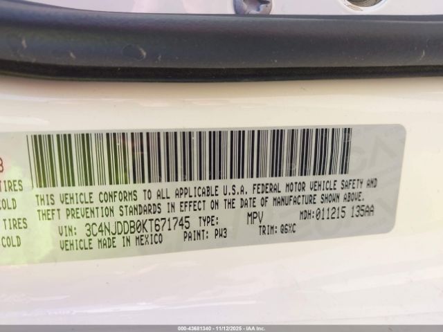 2019 JEEP COMPASS 3C4NJDDB0KT671745 Photo 8