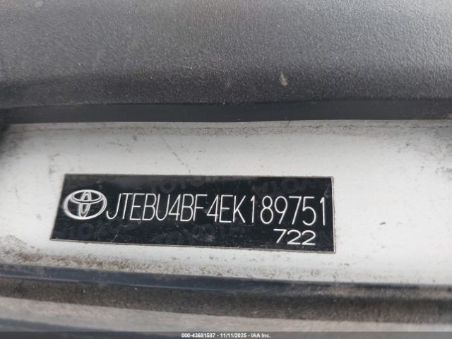 2014 TOYOTA FJ CRUISER JTEBU4BF4EK189751 Photo 8