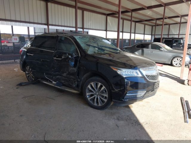2016 ACURA MDX 5FRYD4H44GB002558