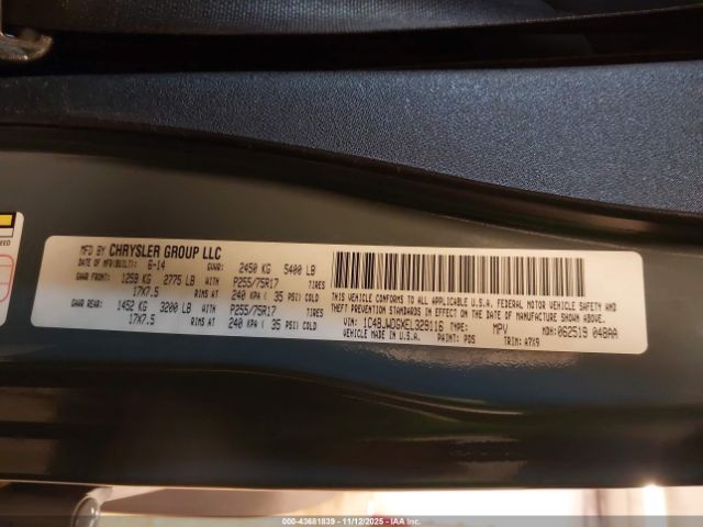 2014 JEEP WRANGLER UNLIMITED 1C4BJWDGXEL329116 Photo 8