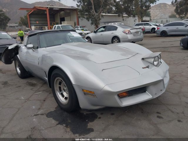 1981 CHEVROLET CORVETTE 1G1AY876XBS408530
