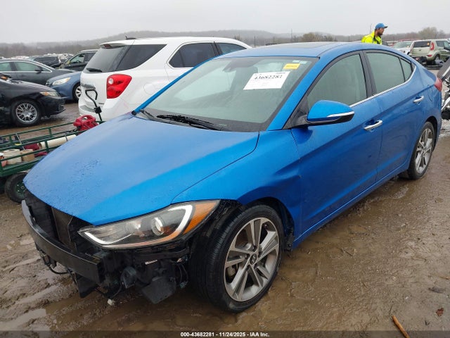 Продаж на аукціоні авто 2017 Hyundai Elantra Limited, vin: 5NPD84LF6HH047694, номер лоту: 43682281