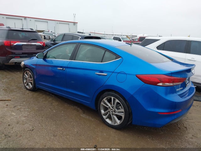 Продаж на аукціоні авто 2017 Hyundai Elantra Limited, vin: 5NPD84LF6HH047694, номер лоту: 43682281